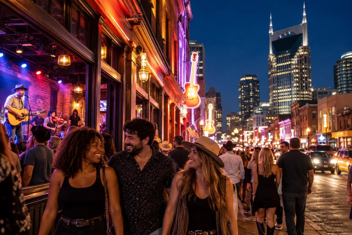 Representative view for Nashville Live Music Evening in Nashville