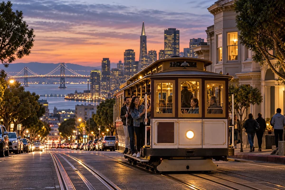 Representative view for San Francisco Evening Lights Tour in San Francisco