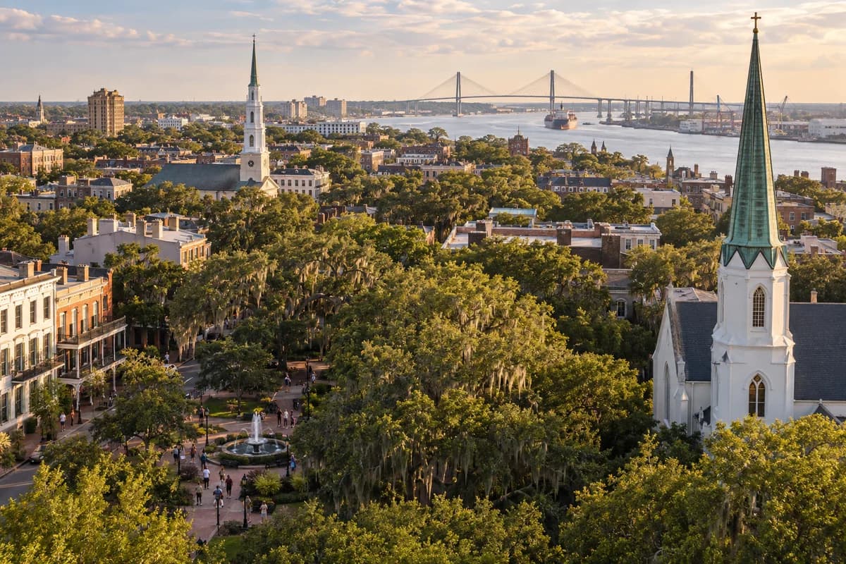 Representative view for Savannah Squares & City Highlights in Savannah