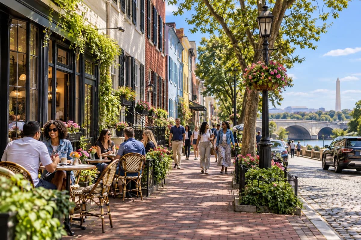 Representative view for Georgetown Neighborhood Walk in Washington, DC