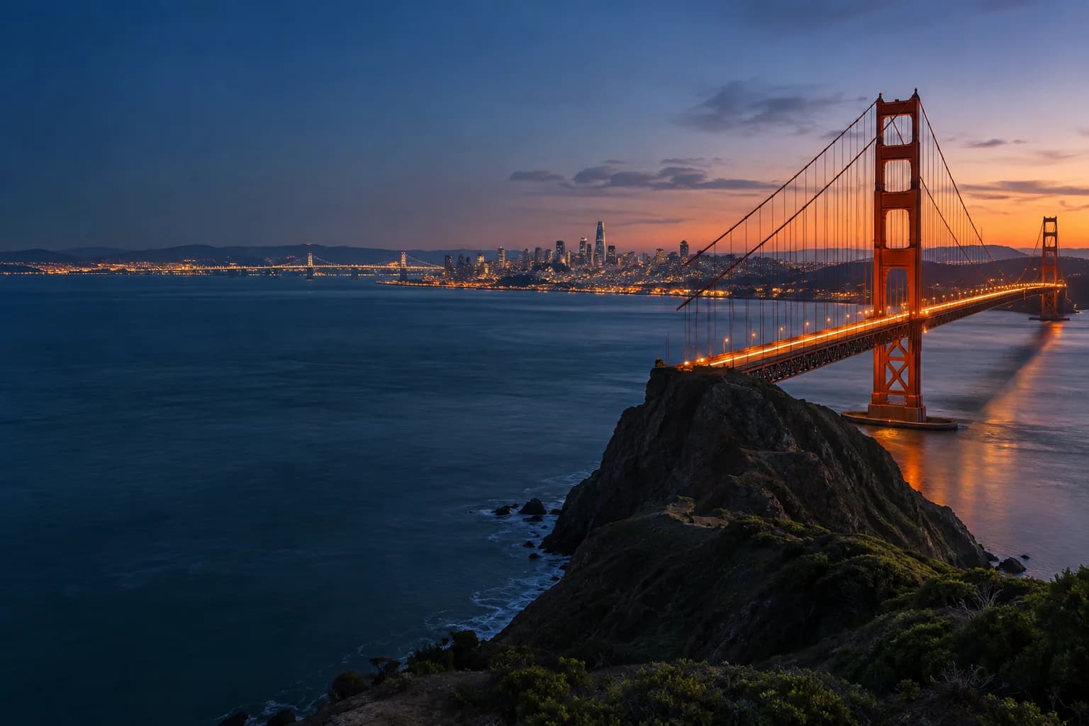 San Francisco destination skyline and city atmosphere
